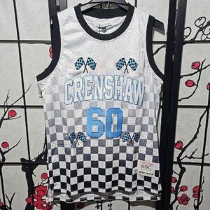 Nipsey Hussle Crenshaw Checkered Basketball Jersey Size Medium New